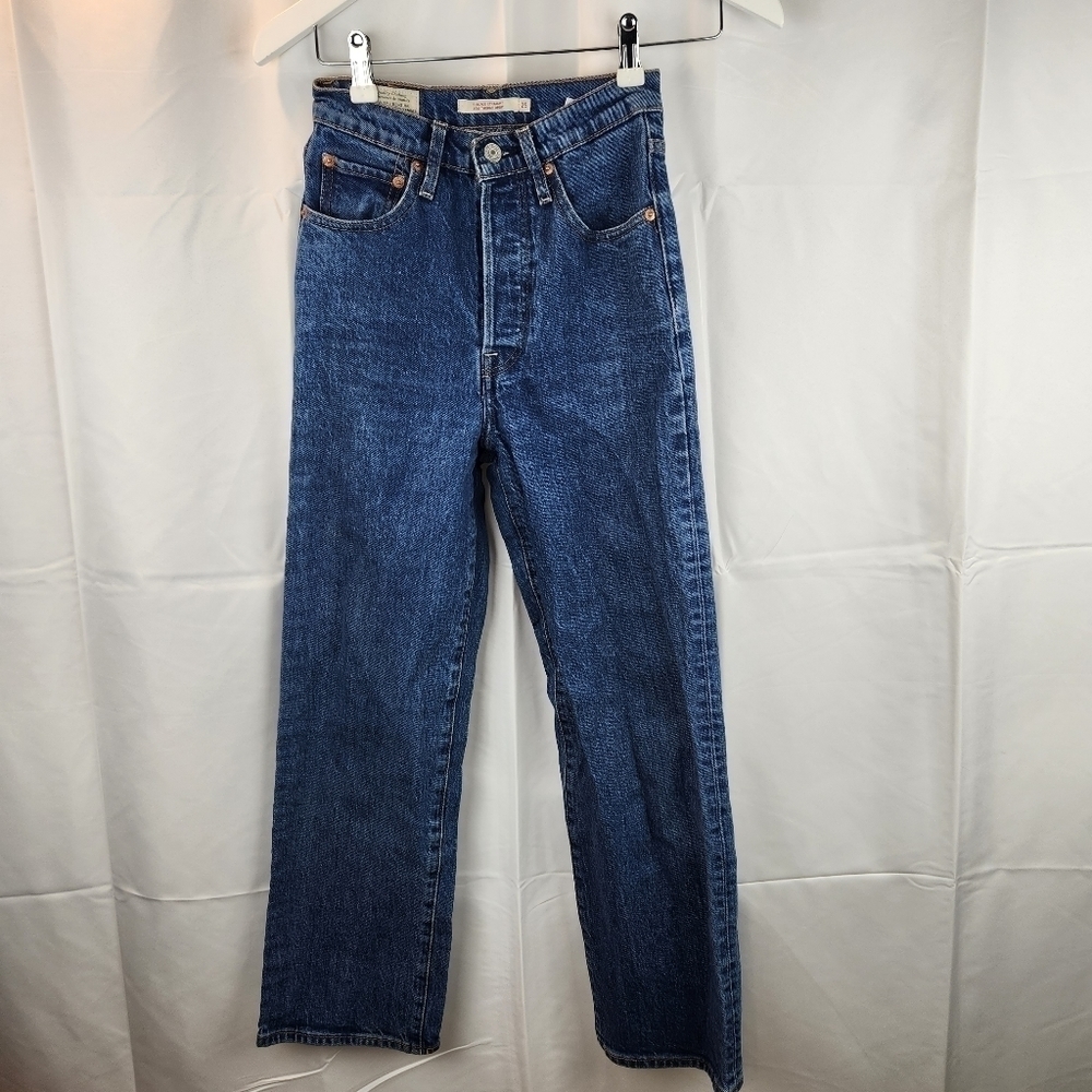 Levi's Wedgie Straight jeans size 25 in EUC - Picture 5 of 10